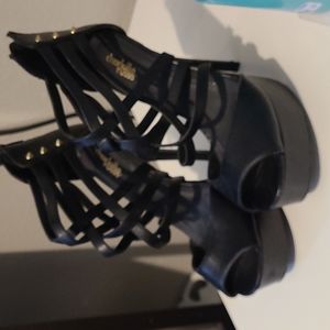 Spike Accent Heels - Charolette Russe